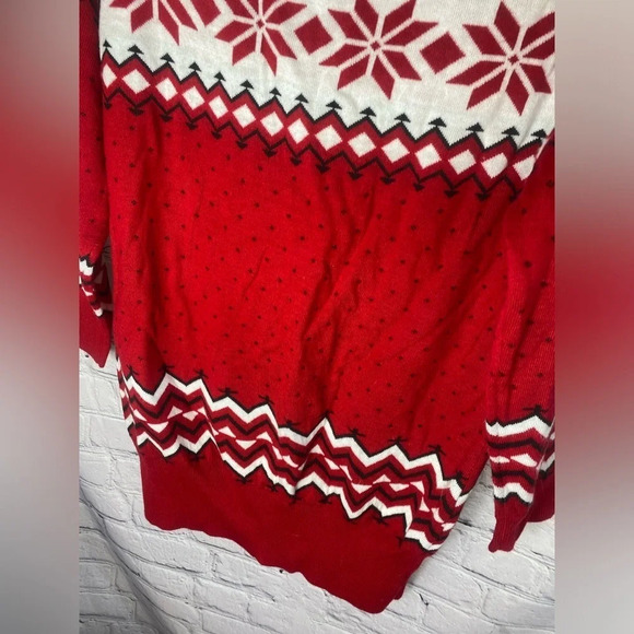 Women’s Oversized Christmas Winter Holiday Novelty‎ Turtleneck Festive Sweater L - Picture 4 of 6